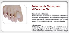 Retractor de Silicón para el Dedo del Pie